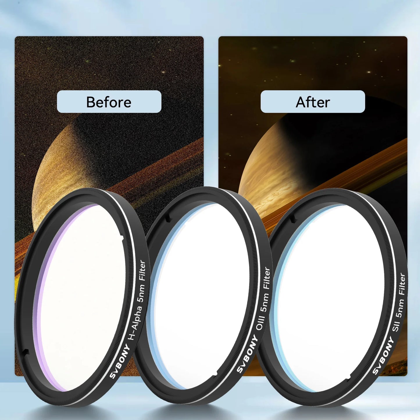 SII 5nm Optical Filter for Telescope Astrophotography