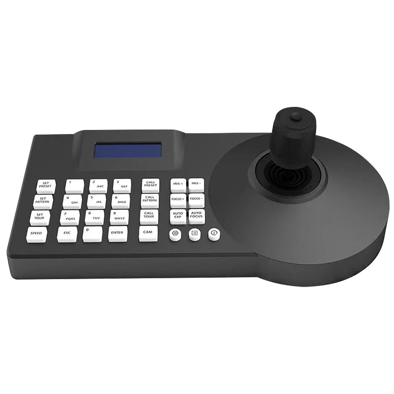 4D PTZ Camera Joystick Controller with LCD Screen