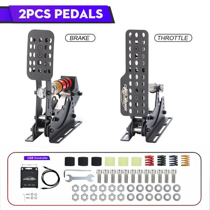 Heavy Duty PC Racing Pedals 200kg