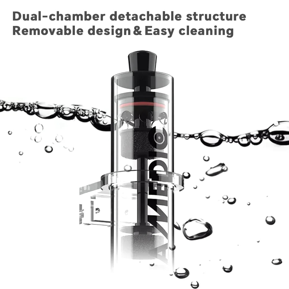 Dual Chamber Aquarium Media Reactor M Size for Coral Tanks