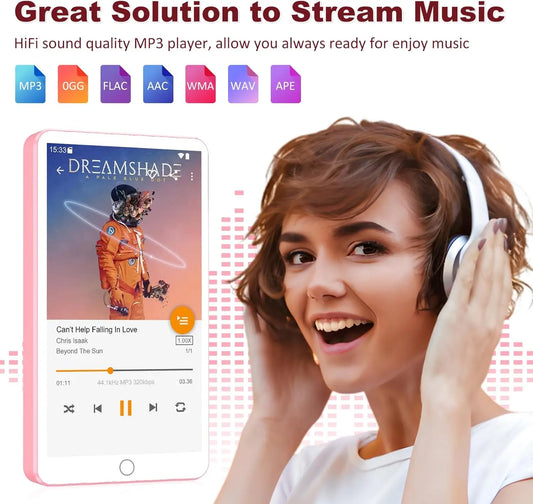 Portable MP3 Player WiFi Bluetooth Touchscreen Black