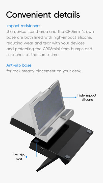 60W USB-C PD Fast Charger with USB 3.0 Hub