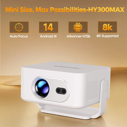 Android 14 Home Cinema Projector 400ANSI Full HD