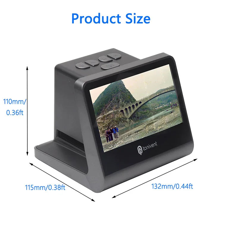 24MP Film & Slide Scanner with 5 Inch LCD Screen