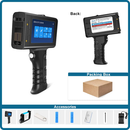 Portable Industrial Inkjet Printer for Batch Coding