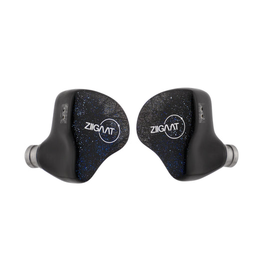 HiFi Wired Earbuds Hybrid Drivers Neutral Sound Silver Blue
