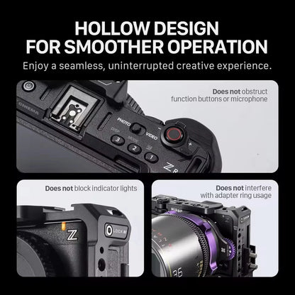 L-Shaped Cage with Quick Release Plate for ZR