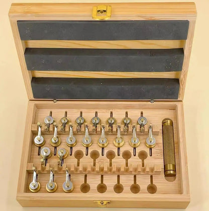 High Precision 20-Piece Watch Repair Mainspring Winding Tool Kit