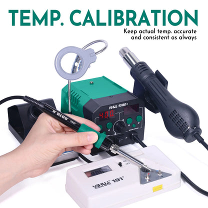 740W Hot Air Rework Soldering Station with LED Lamp
