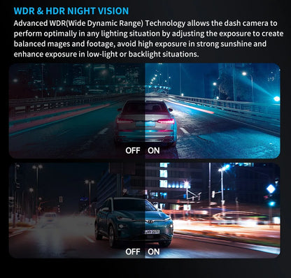 360° 4 Channel 4K Dash Cam with GPS 64GB