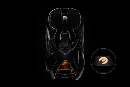 Tri-Mode White AM Infinity Mouse for PC Gaming Black