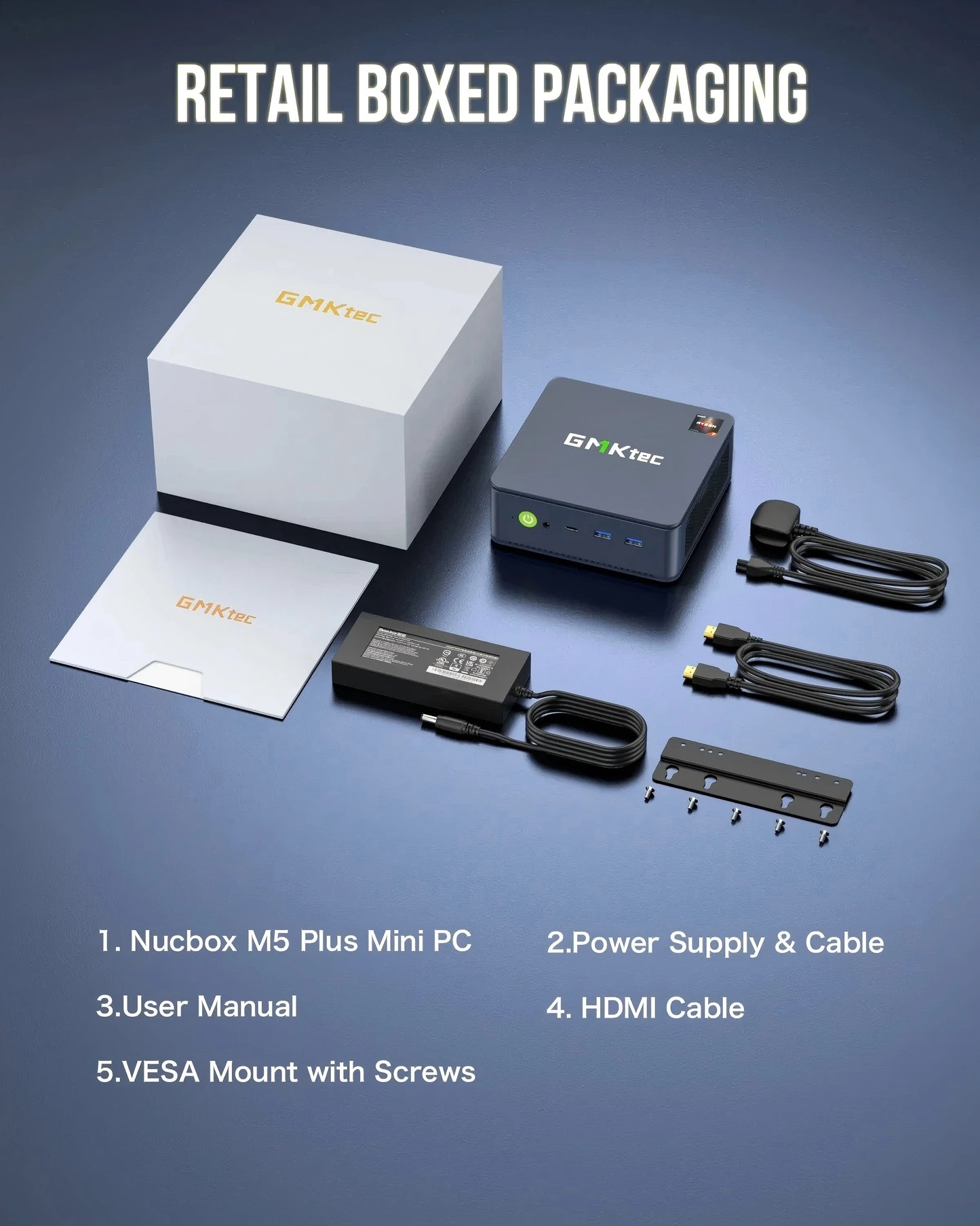 16GB Mini Desktop with 256GB SSD and WiFi 6 Support