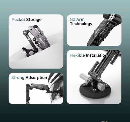 Shock-Reducing Camera Stabiliser Blade Arm Kit 3 for Smooth Shots