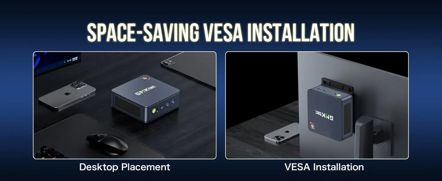 16GB Mini Desktop with 256GB SSD and WiFi 6 Support