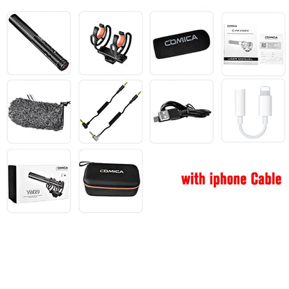 VM20 Lightning Mic with Shock Mount for Mobile Devices