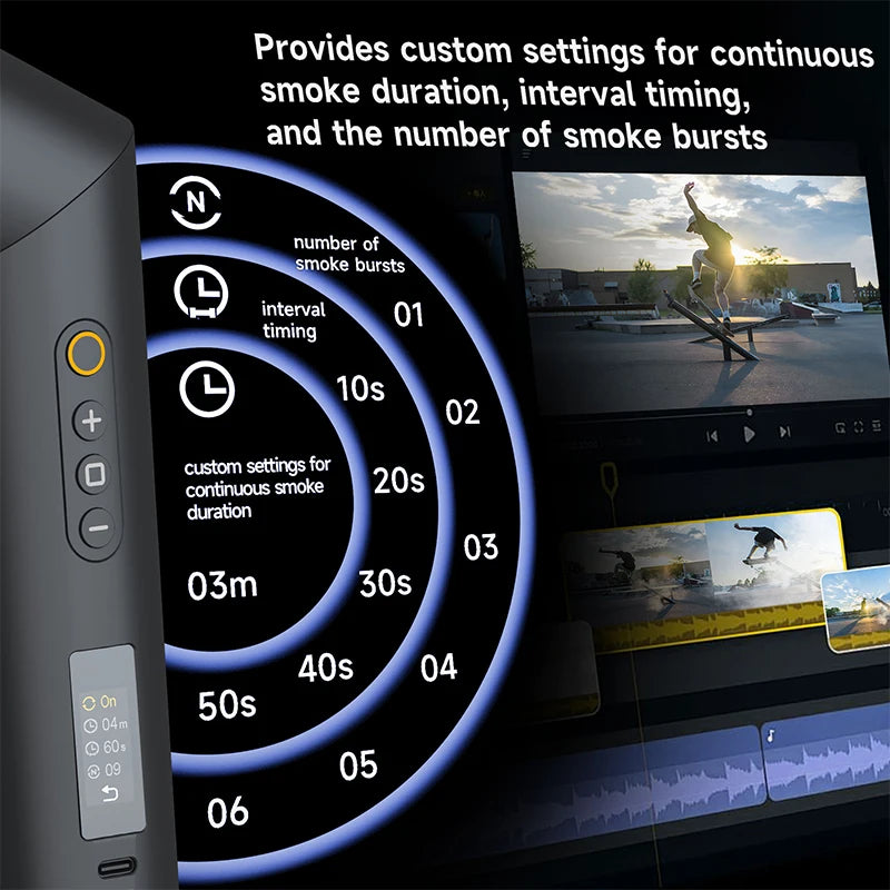 Portable Handheld Fog Machine with Remote Control