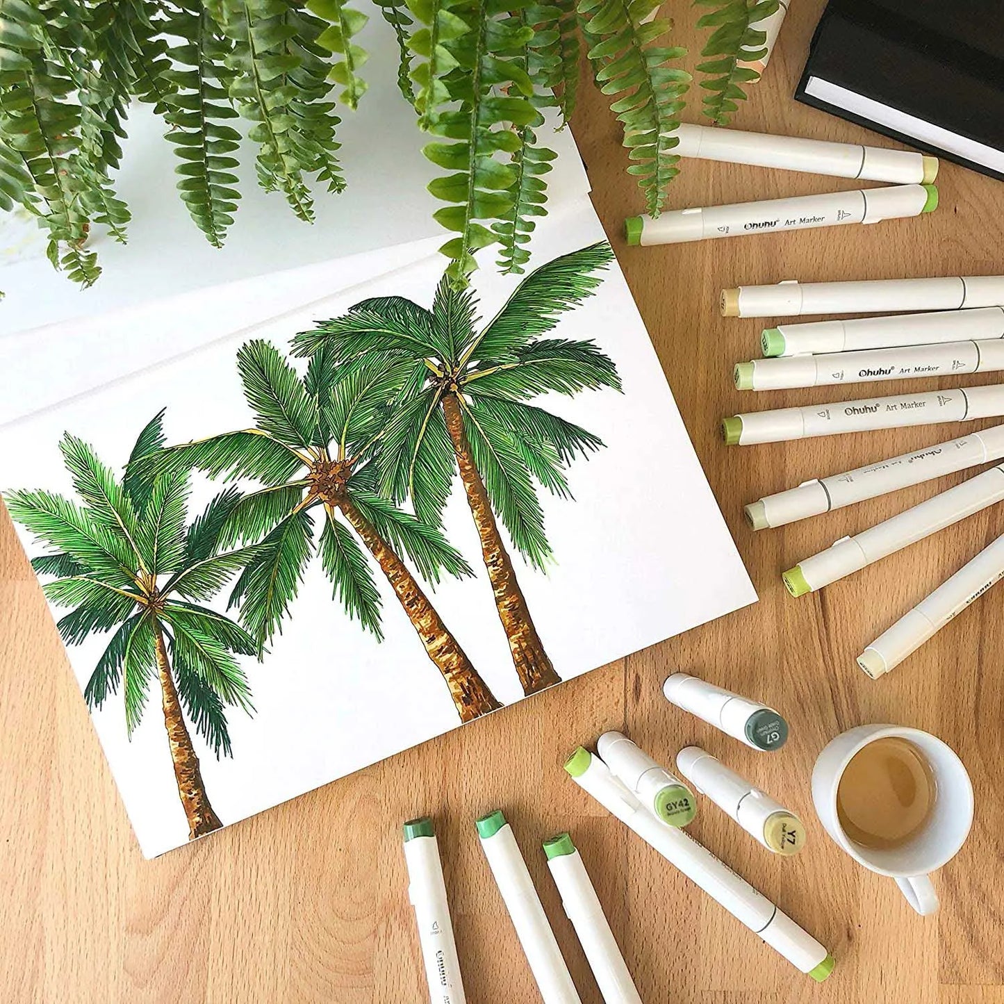 Marker Sketchbook Heavyweight Paper Pad for Drawing