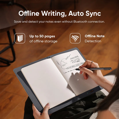Portable A5 Smart Notebook Bluetooth Digital Handwriting Sync