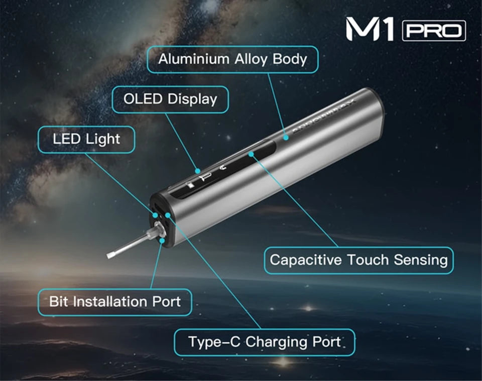 Compact Smart Electric Screwdriver for DIY and Electronics
