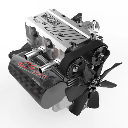 Twin Cylinder 4 Stroke Nitro Engine DIY Model Kit