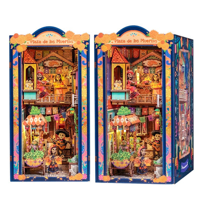 3D Wooden DIY Miniature Dollhouse Book Nook Puzzle