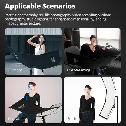 Foldable Photography Light Reflector Diffuser 65x120cm