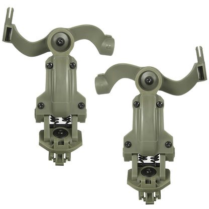 Electronic Hearing Protection Headset with Helmet Rail Adapter