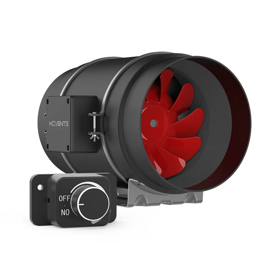 8 Inch Inline Fan with Manual Speed Control