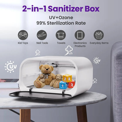 Single Shelf UV Ozone Sterilizer Cabinet