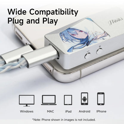 Portable Headphone DAC AMP with DSD256 Audio