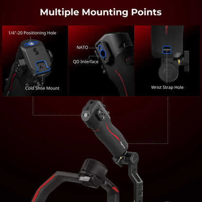 Dual Handle Focus Control Rig for RS2/RS3 Pro Gimbals