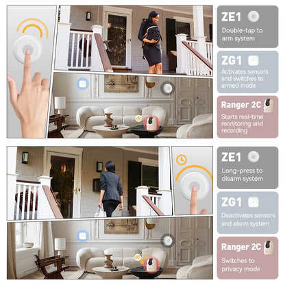 Wireless Home Security Camera & Sensor Kit