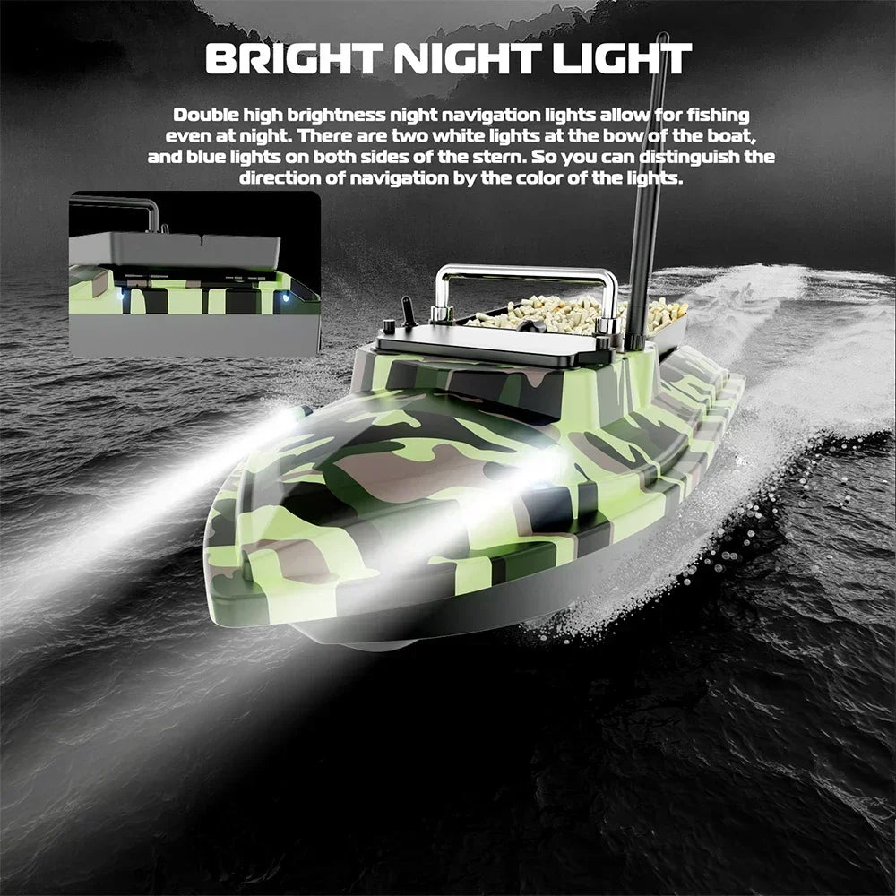 Remote Bait Boat 12000mAh Waterproof 500m Range
