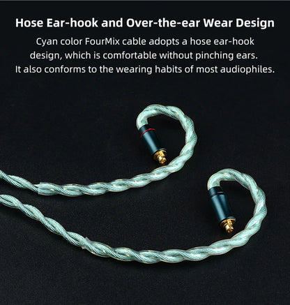 Premium IEM Upgrade Cable MMCX 0.78mm Quaternary Alloy