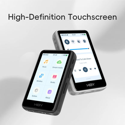 White High Resolution Music Player WiFi MP3 Support