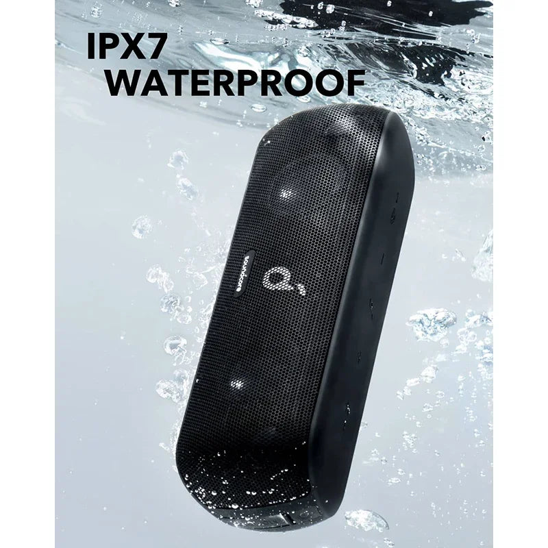 Portable 30W Hi-Res Bluetooth Speaker with Extended Bass