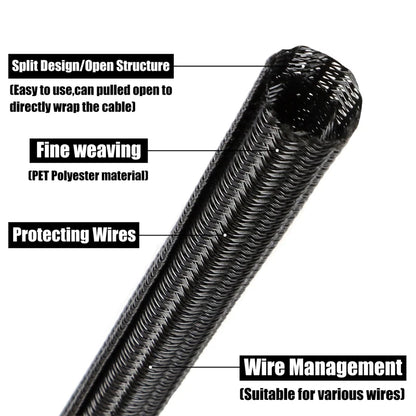 Self-Closing 13mm PET Cable Protector 50m