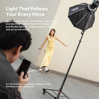 2m Heavy Duty Foldable Light Stand 5kg Load