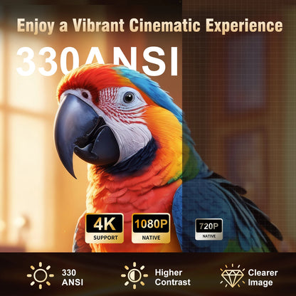 Mini Projector Auto Focus 4K 1080p with Android 11