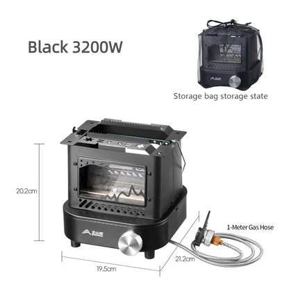 Compact Outdoor Heating Stove Portable Camping Gas Burner