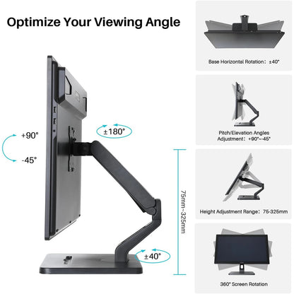 Heavy Duty Monitor Arm Stand 2-10kg Adjustable