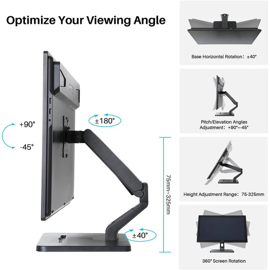 Heavy Duty Monitor Arm Stand 2-10kg Adjustable