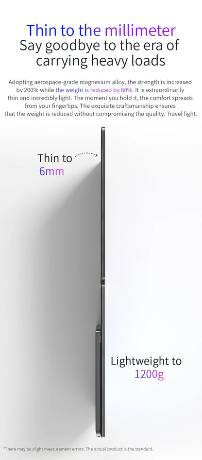 16" Portable Dual Screen Monitor 2.5K USB-C HDMI