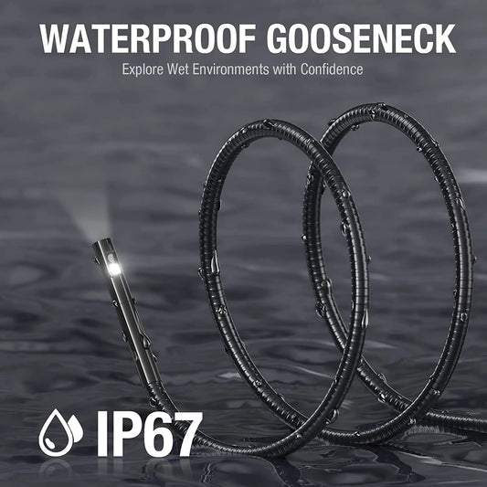 Compact 5.5mm Dual Lens 1m Borescope with LCD Display