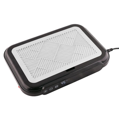 Powerful Nail Dust Vacuum 2-Fan Suction Cleaner Black