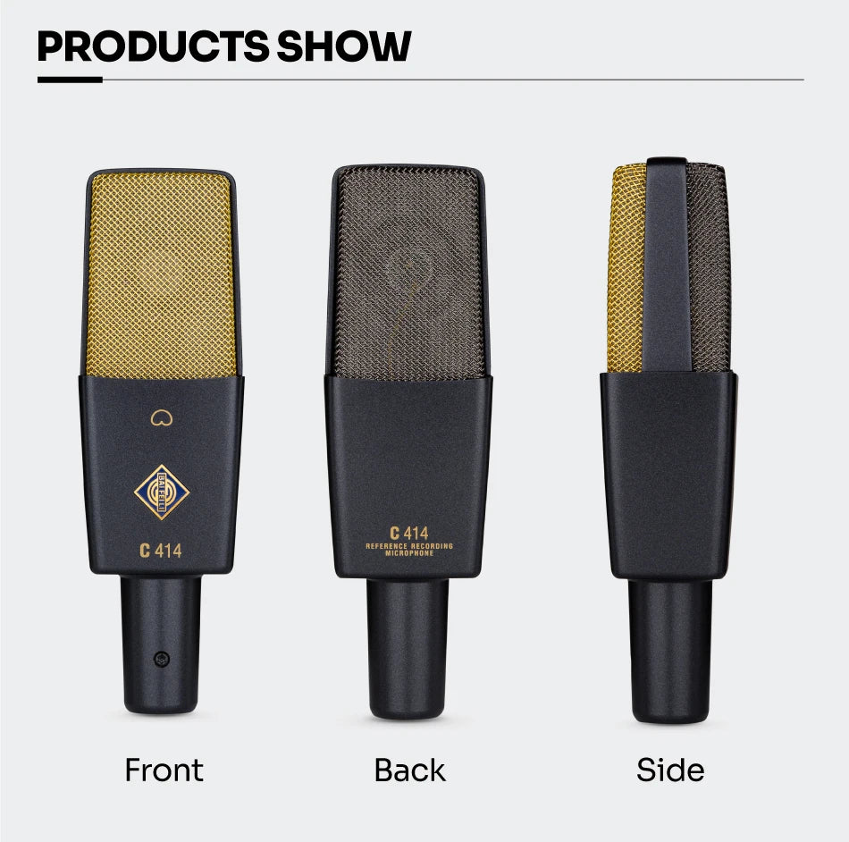 Professional Condenser Microphone 25mm Diaphragm XLR