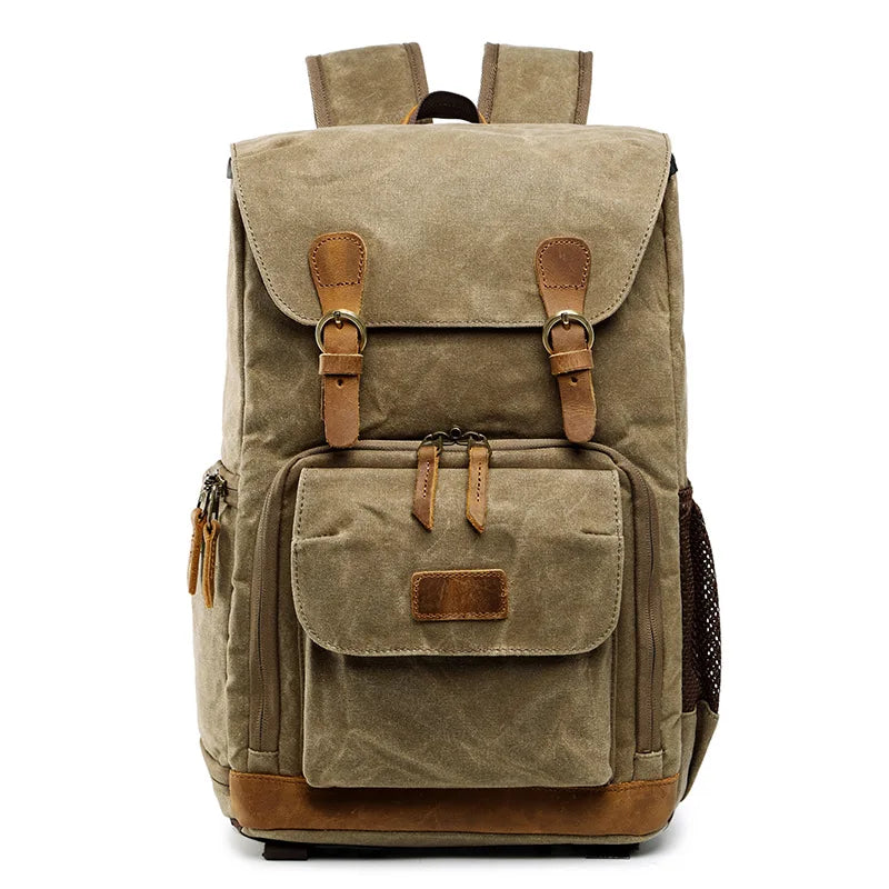 Large Waterproof Camera Backpack with Laptop Compartment