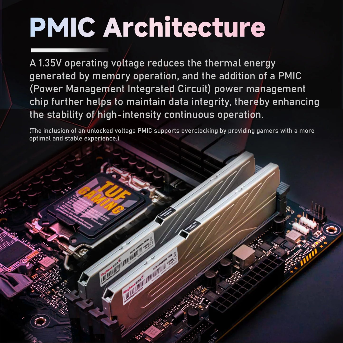 16GB DDR5 6000MHz High Speed RAM for Gaming Computers