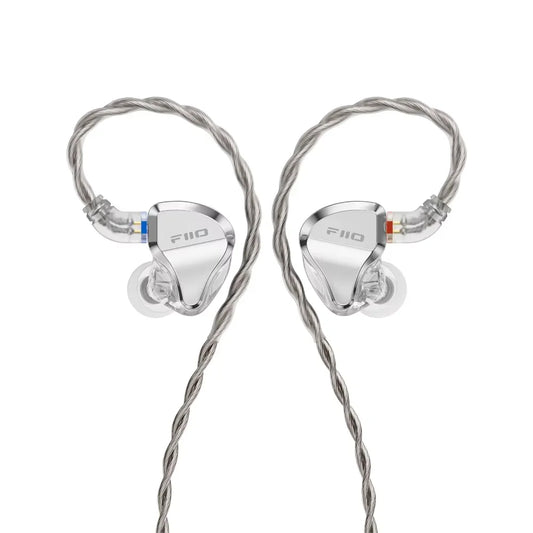 JH5 Silver 1DD+4BA Hi-Res Audio Detachable Earbuds