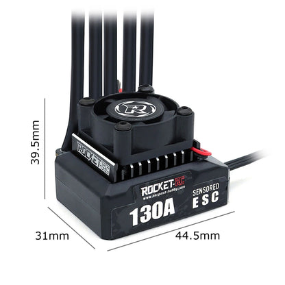 Brushless Sensored RC Motor ESC Combo 130A 17.5T